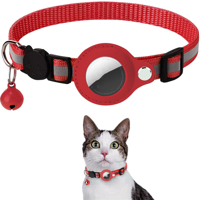 Solid Color Nylon Pet Collar – Adjustable Dog & Cat Collar (Multiple Colors)