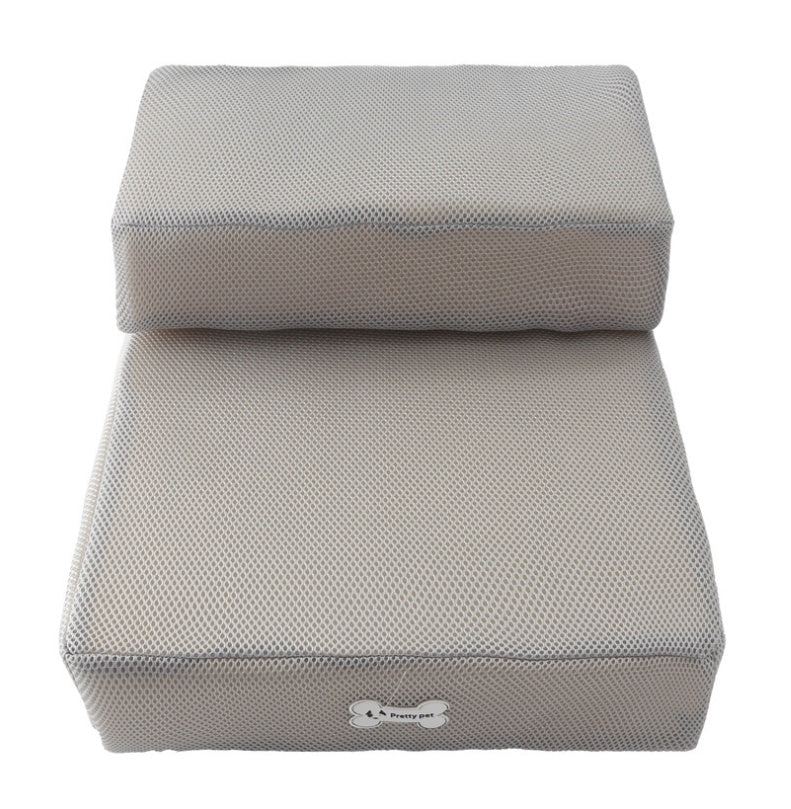 Portable Mesh Pet Stairs – Lightweight Dog & Cat Step Ladder