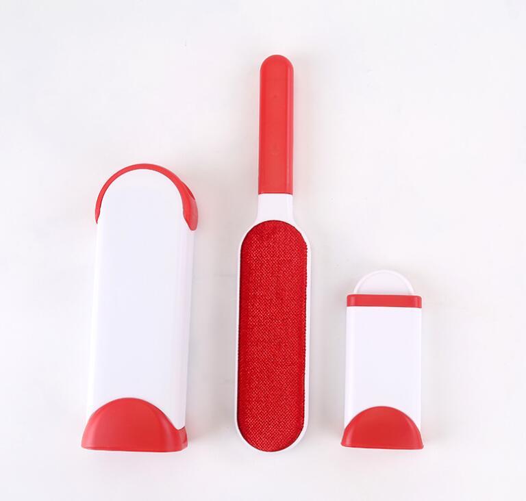 Reusable Pet Hair Remover with Self-Cleaning Base – Double-Sided Lint Brush