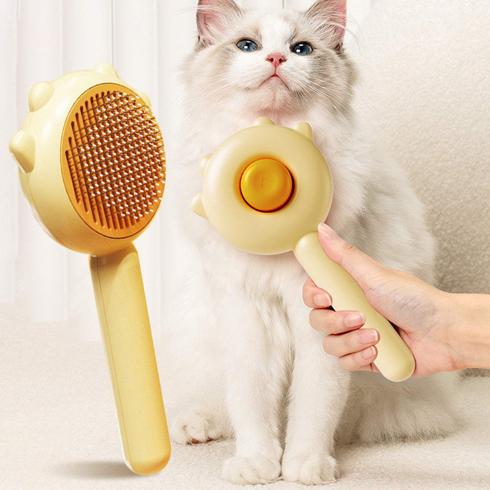 Pet Grooming Comb – Anti-Shedding Brush for Dogs & Cats