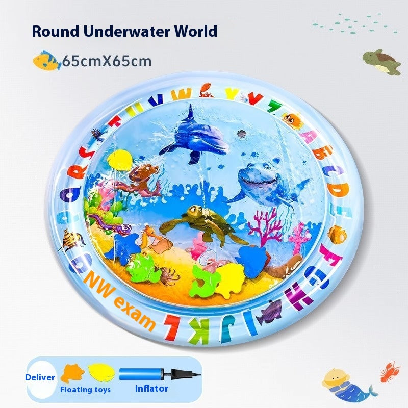 Inflatable Cat Water Playmat Bed – Cooling PVC Ice Pad with Fun Designs