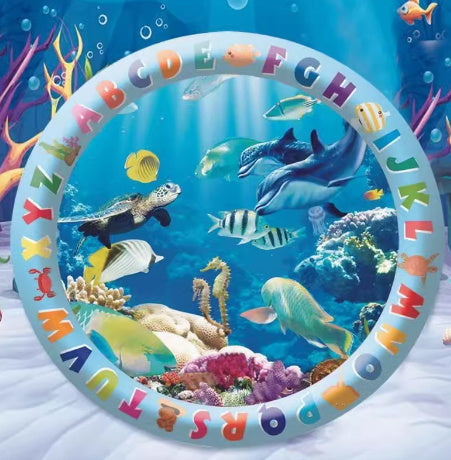 Inflatable Cat Water Playmat Bed – Cooling PVC Ice Pad with Fun Designs