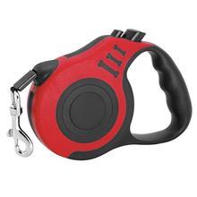 Retractable Pet Leash with One-Hand Lock – Durable Nylon Lead for Dogs & Cats
