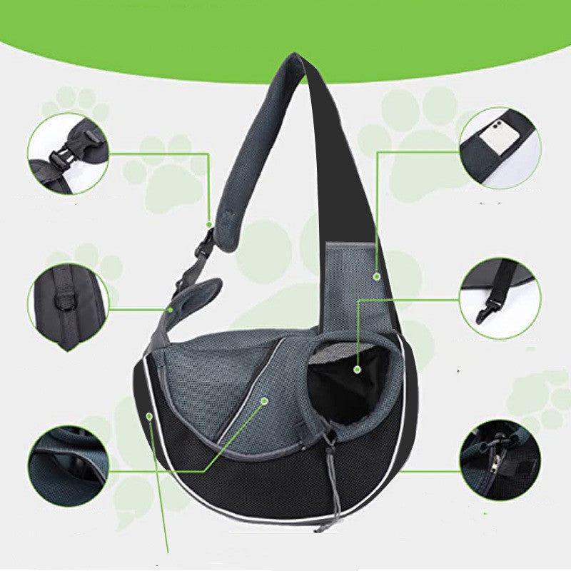 Portable Breathable Pet Carrier Bag – Safe & Comfortable Travel Backpack for Dogs & Cats