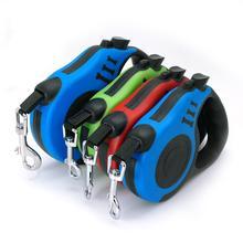 Retractable Pet Leash with One-Hand Lock – Durable Nylon Lead for Dogs & Cats