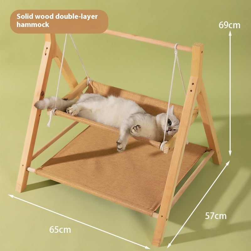 Sisal Cat Tree with Cozy Nest – Multi-Color Scratching Post & Play Tower