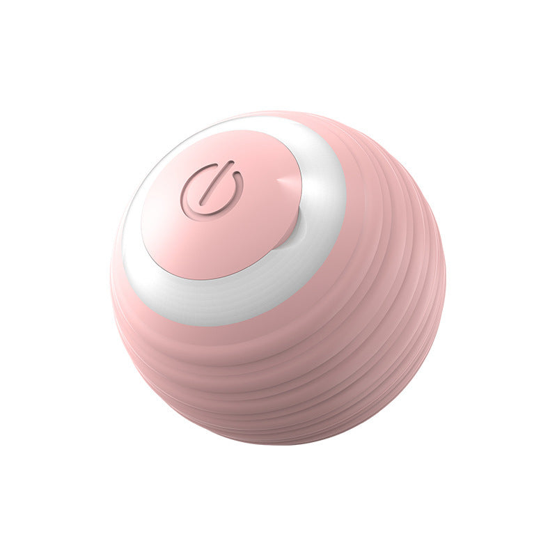 Rechargeable Cat Interactive Ball Toy – Automatic Rolling Silicone Play Ball