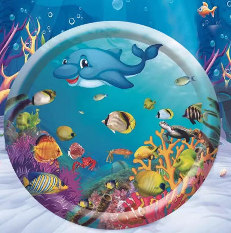 Inflatable Cat Water Playmat Bed – Cooling PVC Ice Pad with Fun Designs