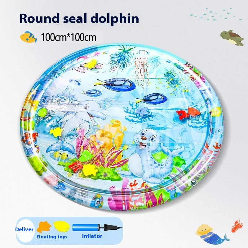 Inflatable Cat Water Playmat Bed – Cooling PVC Ice Pad with Fun Designs