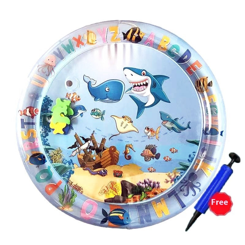 Inflatable Cat Water Playmat Bed – Cooling PVC Ice Pad with Fun Designs