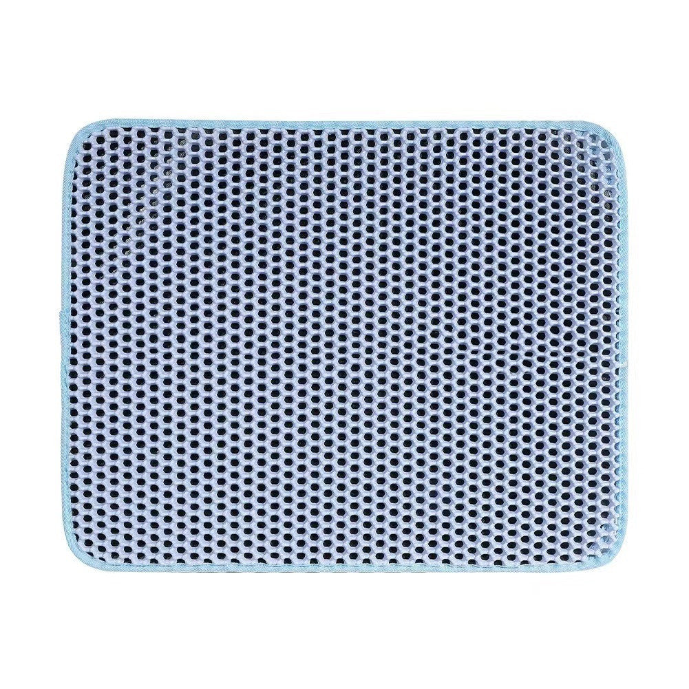Double-Layer Cat Litter Mat – Waterproof, Non-Slip & Easy to Clean