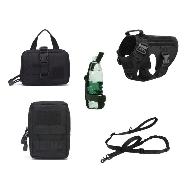 Tactical Dog Harness – Military-Grade Training & Outdoor Vest with Handle