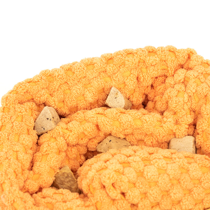 Dog Snuffle Mat Toy – Interactive Polar Fleece Feeding Puzzle for Stress Relief & Training