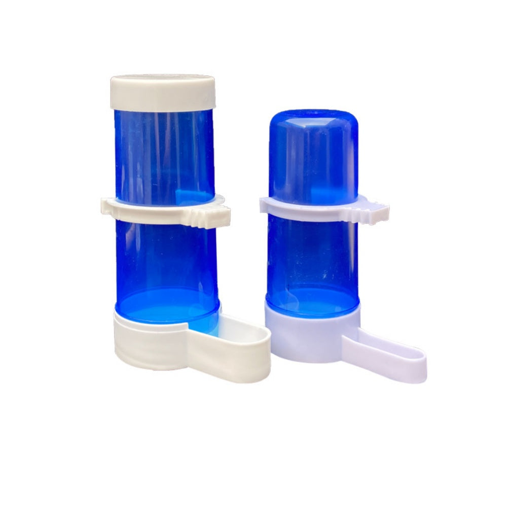 Automatic Bird Water Drinker & Feeder – Transparent Cage Attachment