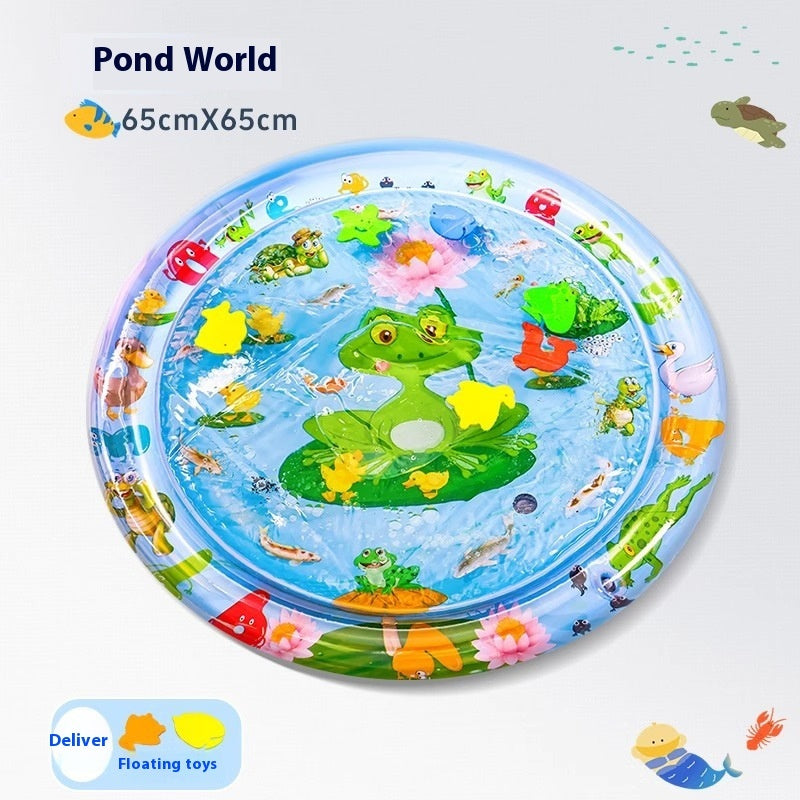 Inflatable Cat Water Playmat Bed – Cooling PVC Ice Pad with Fun Designs