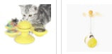 Interactive Suction Windmill Cat Toy – Catnip, Luminous Ball & Teeth Grinding