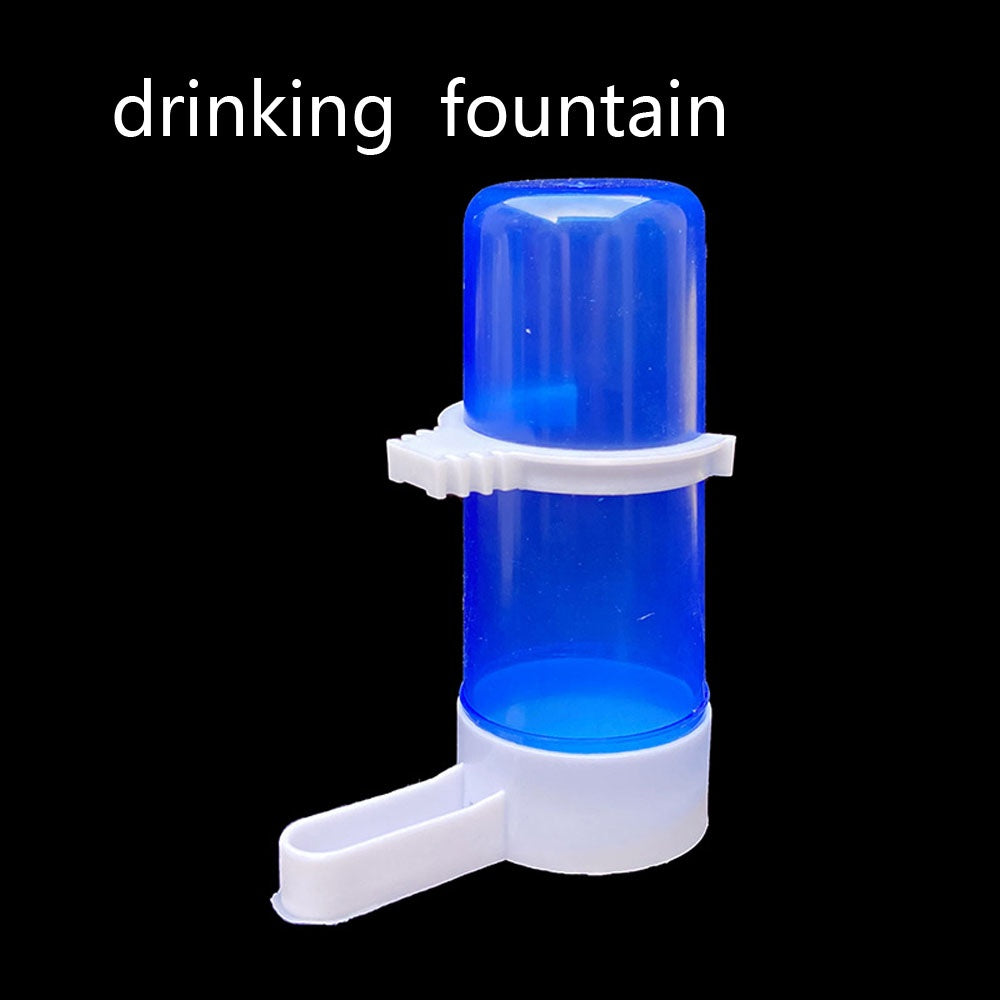 Automatic Bird Water Drinker & Feeder – Transparent Cage Attachment
