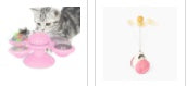 Interactive Suction Windmill Cat Toy – Catnip, Luminous Ball & Teeth Grinding