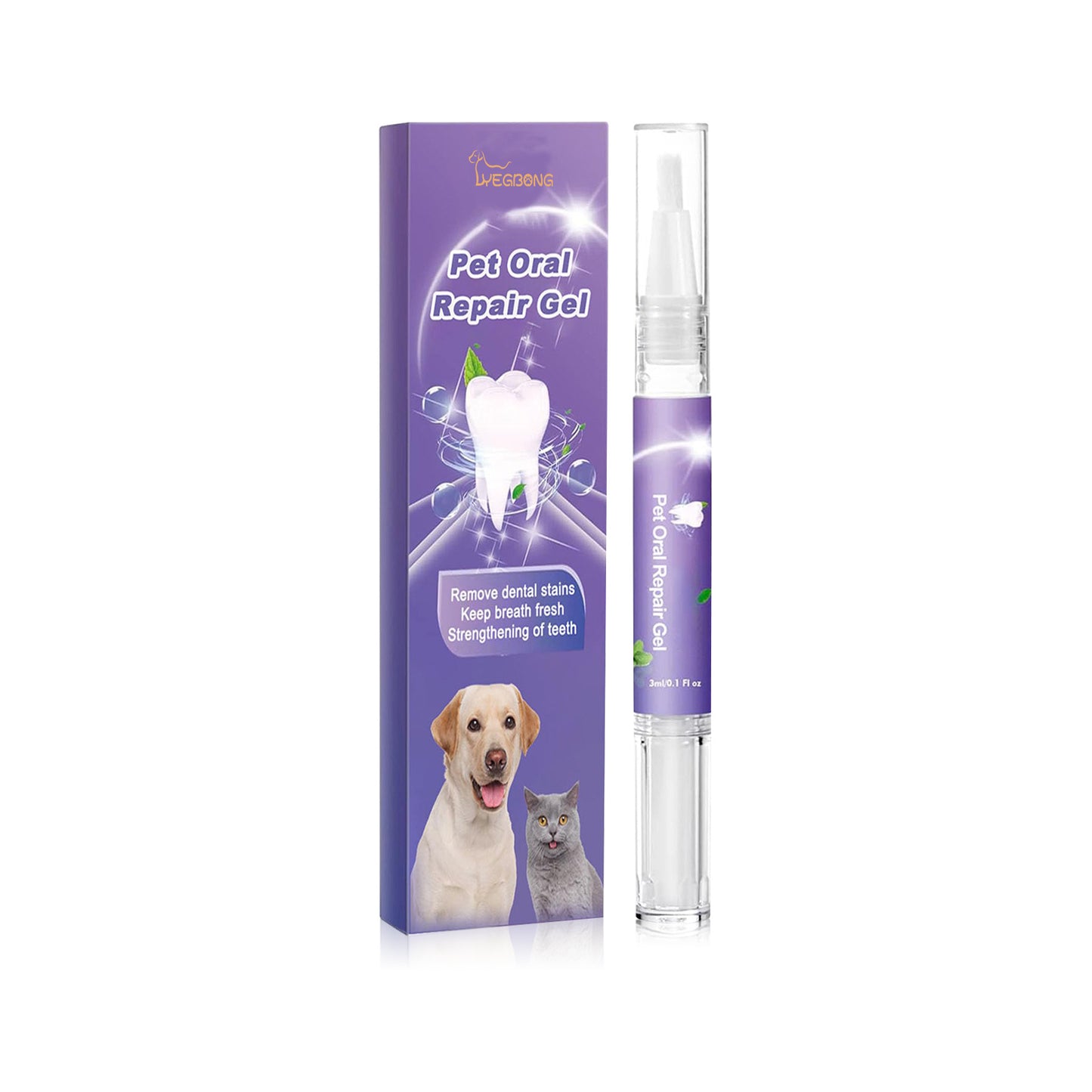 Pet Mouth Repair Gel – Oral Care for Dogs & Cats (3ml)