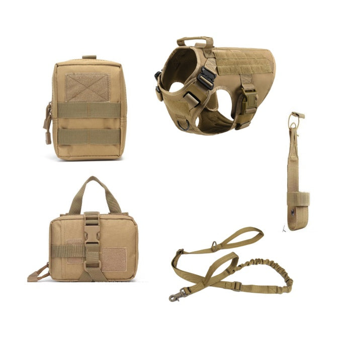 Tactical Dog Harness – Military-Grade Training & Outdoor Vest with Handle
