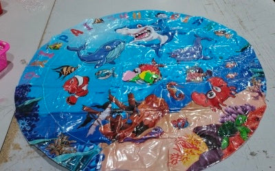 Inflatable Cat Water Playmat Bed – Cooling PVC Ice Pad with Fun Designs