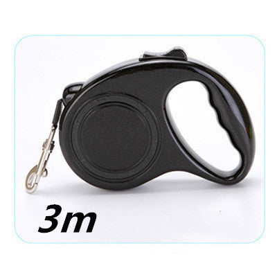 Retractable Pet Leash with One-Hand Lock – Durable Nylon Lead for Dogs & Cats