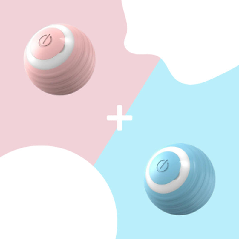 Rechargeable Cat Interactive Ball Toy – Automatic Rolling Silicone Play Ball