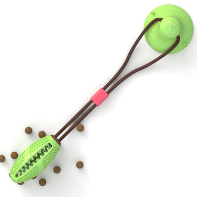 Interactive Suction Cup Tug Toy with Chew Ball – Teeth Cleaning Dog Toy