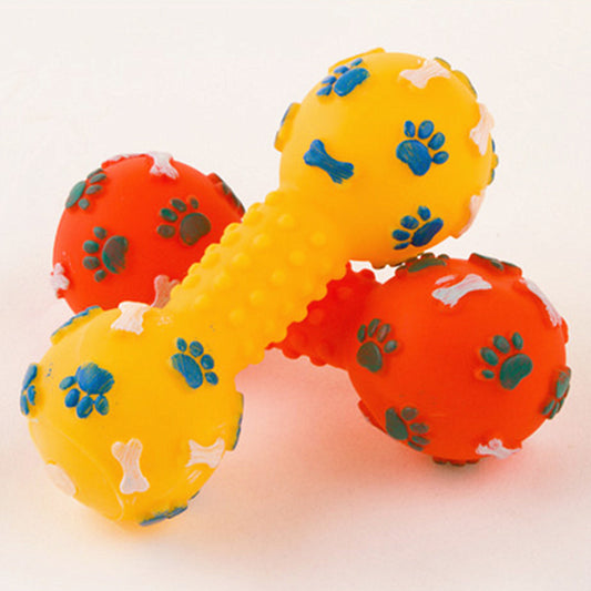 PVC Squeaky Ball Toy – Fun Sound Chew Toy for Dogs