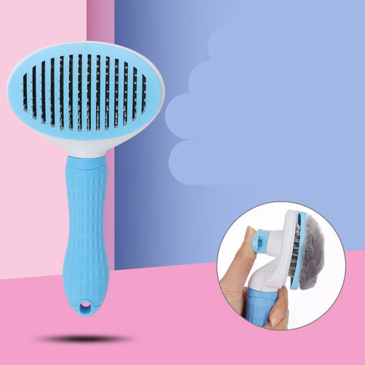 Self Cleaning Pet Hair Remover Brush