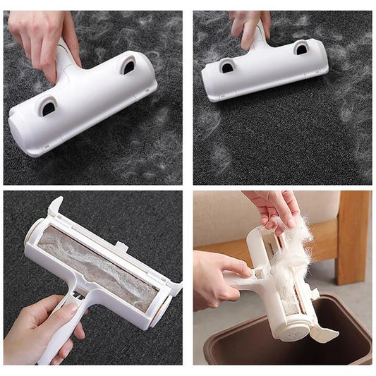Reusable Pet Hair Remover Roller – Dog & Cat Fur Cleaner for Sofa, Bed, Carpet & Clothes