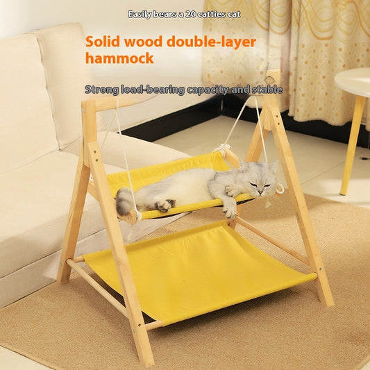 Sisal Cat Tree with Cozy Nest – Multi-Color Scratching Post & Play Tower