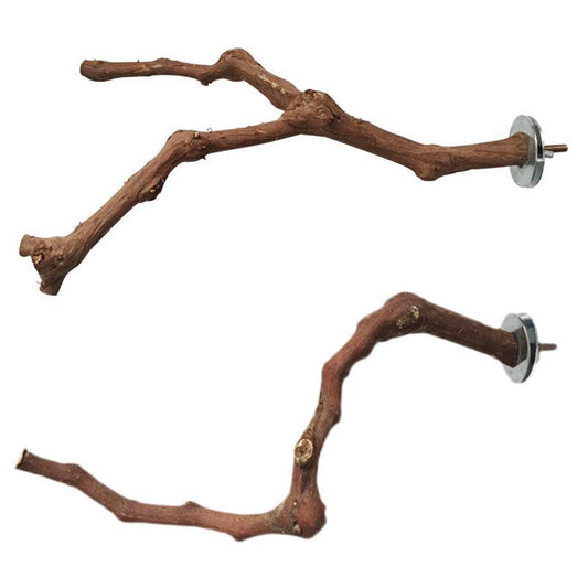 Natural Grape Wood Bird Perch – Unique Parrot & Cage Habitat
