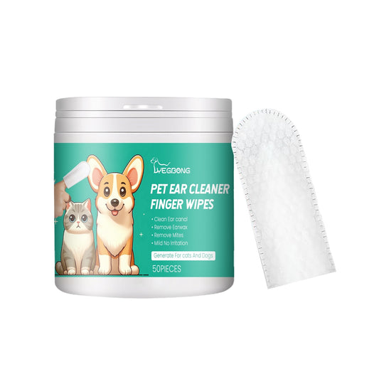 Pet Cleaning Wipes – Gentle Aloe & Vitamin E Grooming Wipes (50 Tablets)