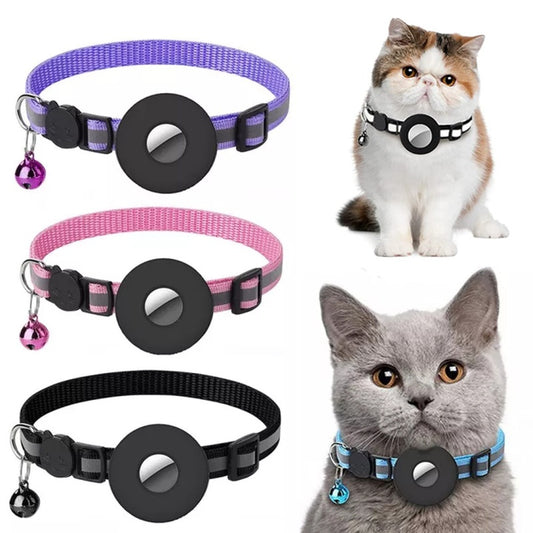 Solid Color Nylon Pet Collar – Adjustable Dog & Cat Collar (Multiple Colors)