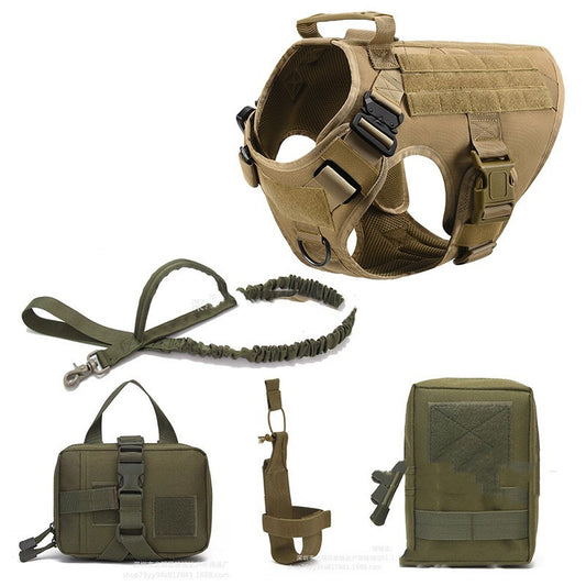 Tactical Dog Harness – Military-Grade Training & Outdoor Vest with Handle